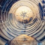 Sunset through a plastic bottle