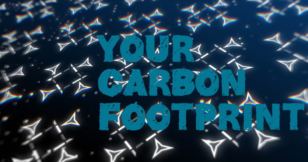 Your carbon footprint poster