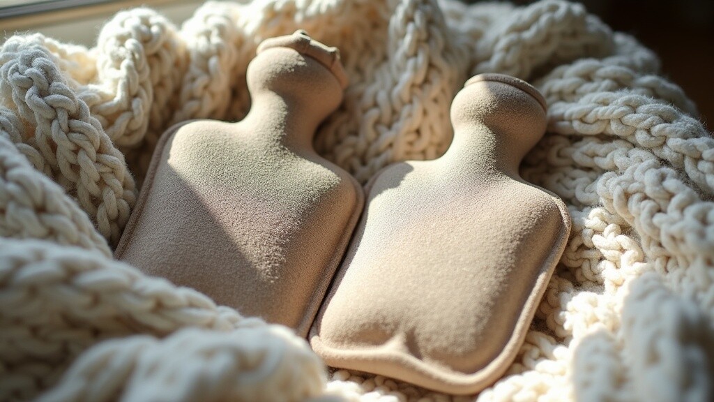 2 eco hot water bottles 